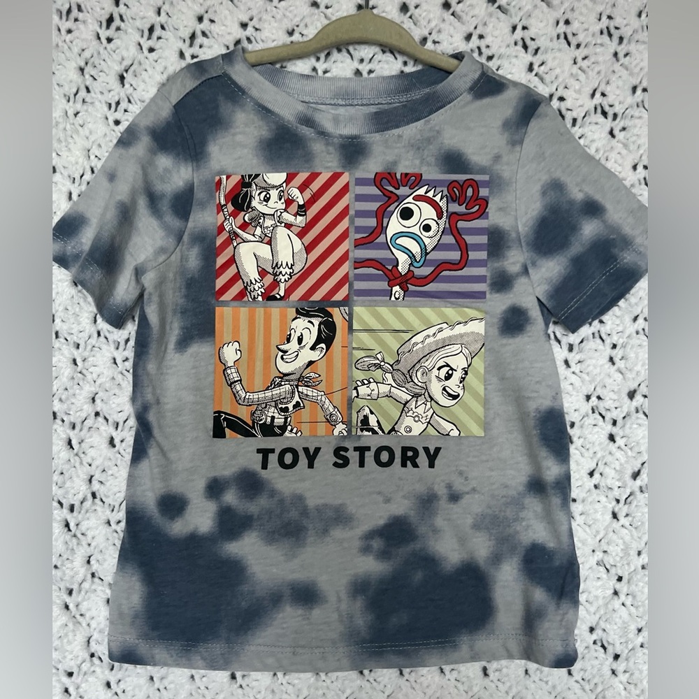 Toy Story Graphic Tie Dye T-Shirt for Toddlers